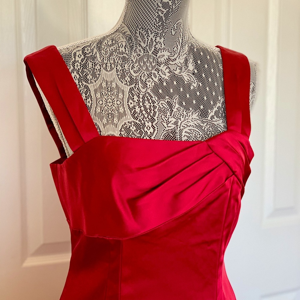 Calvin Klein Red silky dress